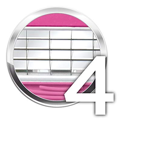 Wilkinson Sword Quattro for Women Rasierklingen für Damen Rasierer, 3 Stück - Image 5