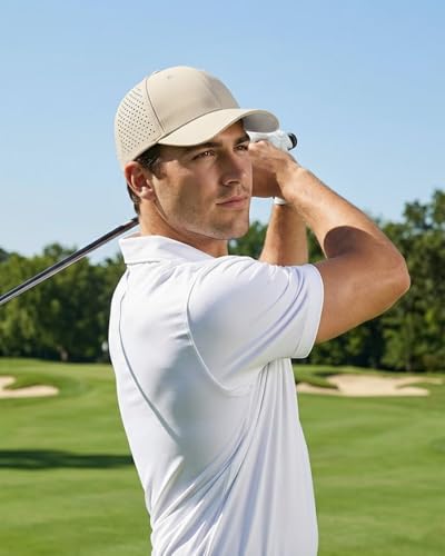 Image of Zylioo Oversize XXL Baseball Mesh Cap,Extra Large Laser Cut Cap,L M S Trucker Hat,Quick Dry Summer Cooling Golf Cap