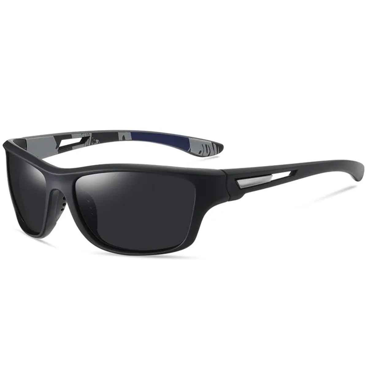 HUVORA Stylish UV Protected Polarized Sports Sunglasses for Men Cricket Driving Cycling Running Sunglasses Anti Glare Rubber Coated Frame Goggles-picture-10
