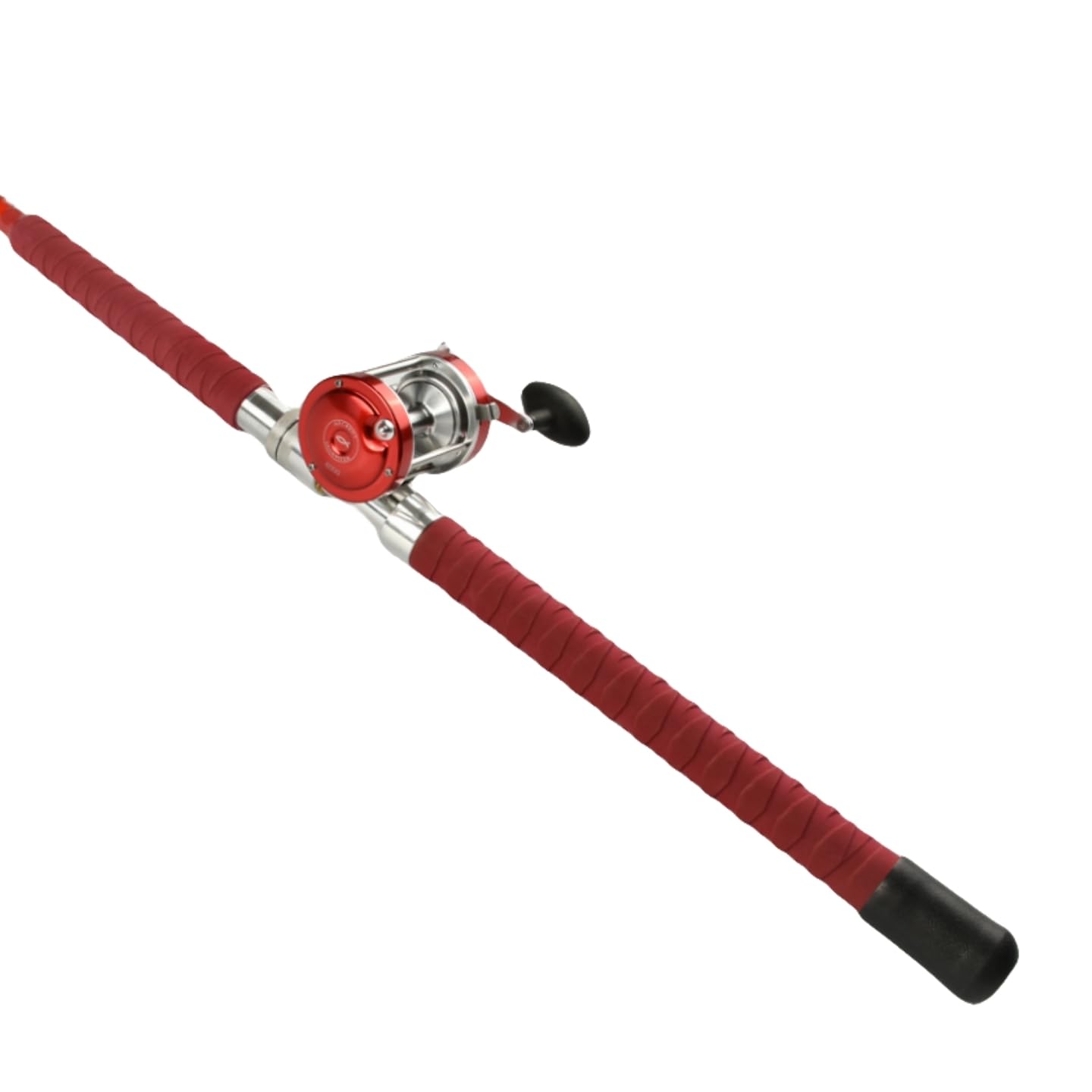 ANCIENT MARINER Catfish Rod and Reel Combo, Medium Heavy Glow Challenger Fishing Rod and Conventional Reel for Catfish