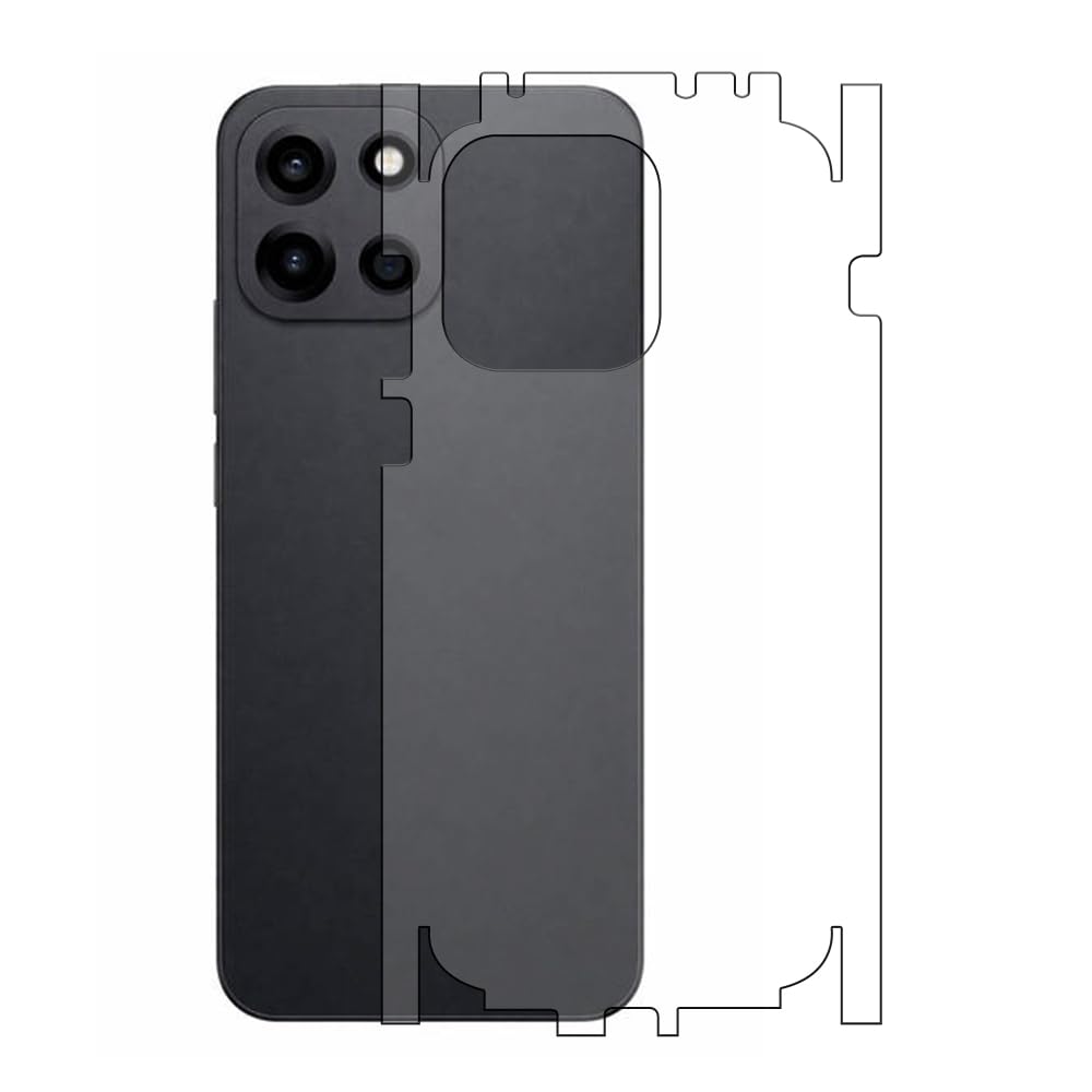 Compatible For ONEPLUS NORD 6 (5G) | Unbreakable 4 layer Transparent Hydrogel Membrane (NOT GLASS) Back Screen Guard Protector (Scratchproof/Self Healing) (Coverage-Side+Back) (GLOSS)-image-34