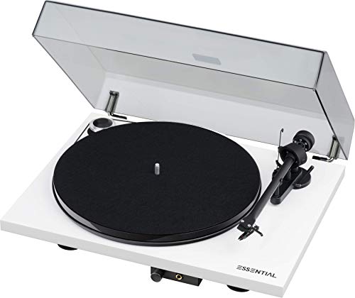 Pro-Ject Essential III HP Platine audio avec sortie casque Blanc - Les Beatles, Paul McCartney, John Lennon, RIngo Starr, George Harrison Pro-Ject Essential III HP Platine audio avec sortie casque Blanc – Image 3