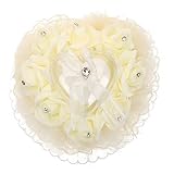Photo Gallery warmhm cuscino portafedi nuziali forma di cuore con fiori rosa e pizzo decorazione elegante per matrimonio e feste speciali Photo Gallery warmhm cuscino portafedi nuziali forma di cuore con fiori rosa e pizzo decorazione elegante per matrimonio e feste speciali