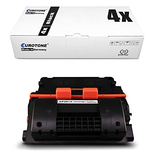 Toner CF281X compatible HP Laserjet Enterprise M605 M606 M630 Eurotone pack de 4