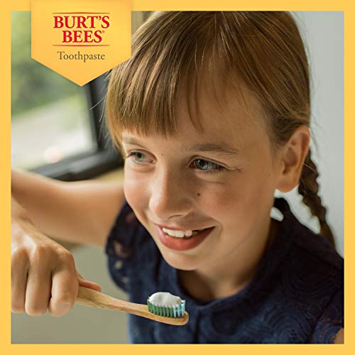 Burt\'s Bees Kids Toothpaste, Fluoride Free, Fruit Fusion, 4.2 Oz, Pack of 4