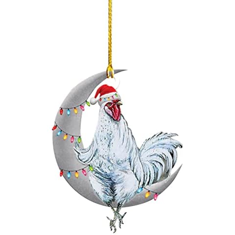 Adorno de Navidad Chiyyak Pollo Búho Cover