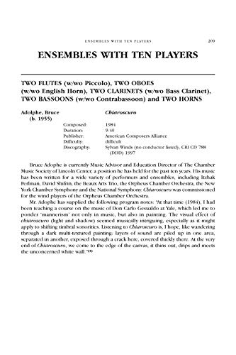 An Annotated Guide to Wind Chamber Music: Paperback Edition, Paperback Book (Donald Hunsberger Wind Library) - Image 6