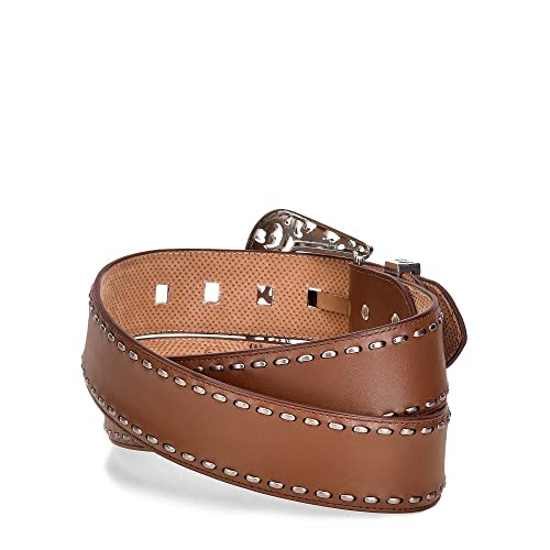 Cuadra Women's Cowgirl Belt in Bovine Leather2
