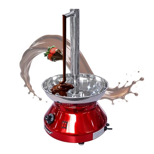 Máquina de fuente de chocolate, temperatura ajustable para fiestas y eventos, duradera y fácil de usar, perfecta para bodas y celebraciones