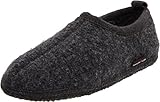 Haflinger Freddie Slipper - Charcoal, 37
