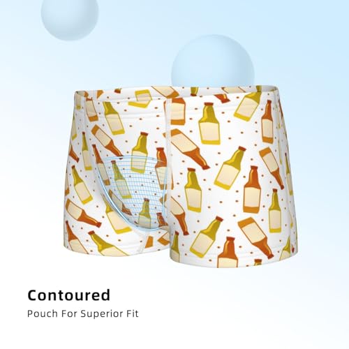 Boys' Cotton Boxer Brief Soft Underwear-Beer Bottles4