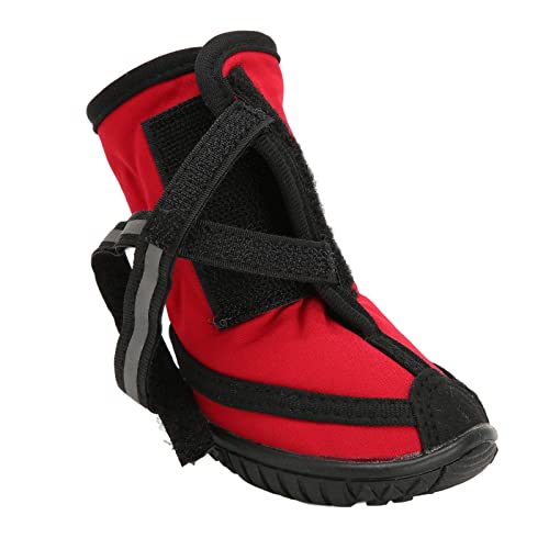 Botas Duráveis ​​para Cães Com Sola Antiderrapante e Design Respirável – Alças Reflexivas Ajustáveis