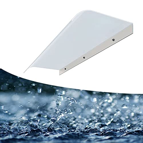 SYLJ Auvent De Porte D'entrée Latérale De Terrasse Marquise Solaire Hauvent Toit Abri Protection Contre La Pluie Size : W: 80cm/100cm/120cm L:40cm/50cm (Color : Matte, Size : 50x120cm)