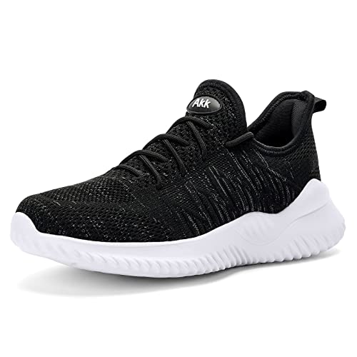 Akk Workout Shoes For Men Walking Shoes Mens Slip On Running Tennis Memory Foam Gym Shoes For Work Mixblack Size 11 #TOP6