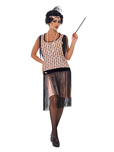 Smiffys Womens 1920S Coco Flapper Adult Sized Costumes, Pink, M - Us Size 10-12 #TOP2