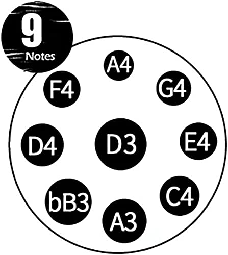 Handpan Drum Instrument D Minor 22 Pulgadas 9 Notas miniatura 2