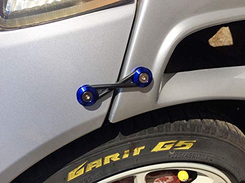 Ijdmtoy Universal Fit Blue Finish Jdm Quick Release Fastener Kit Compatible With Car Bumper Trunk Fender Hatch Lid #TOP4