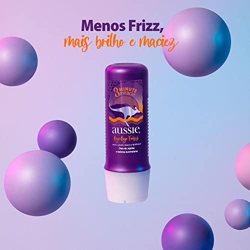 Creme de Tratamento Aussie 3 Minutos Bye Bye Frizz 236ml