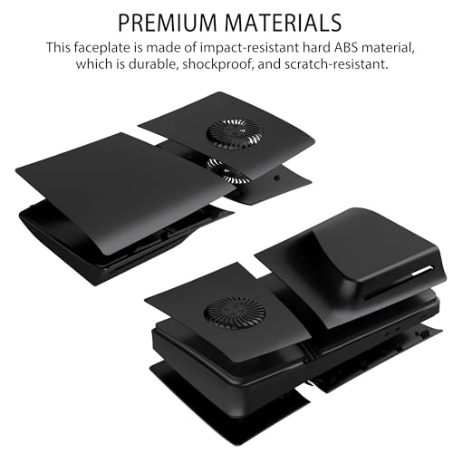 Faceplate DOBEWINGDELOU con RGB Luz y Filtrado Antipolvo Abrinas Cooled Iluminación LED 400+ Efectos Konsole Matanza DIY Decoración Kit Negro - imagen 4