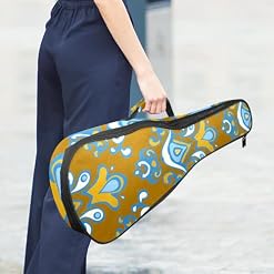 JRHEJTHH Housse imperméable pour ukulélé en tissu Oxford durable et élégant avec sac de rangement Motif floral Marron, Multicolore., 25.9x9x3.1in/66x23x8cm, Moderne - Les Beatles, Paul McCartney, John Lennon, RIngo Starr, George Harrison JRHEJTHH Housse imperméable pour ukulélé en tissu Oxford durable et élégant avec sac de rangement Motif floral Marron, Multicolore., 25.9x9x3.1in/66x23x8cm, Moderne – Image 6