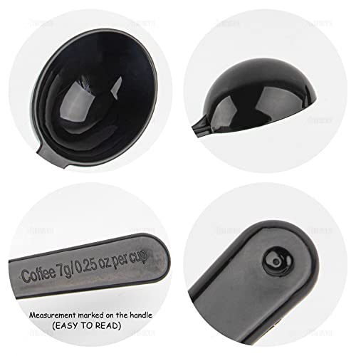 Auear, 5 Pack Tablespoon Coffee Scoop Plastic Coffee Measuring For Coffee Milk Powder Fruit Powder Seed Spices #TOP2