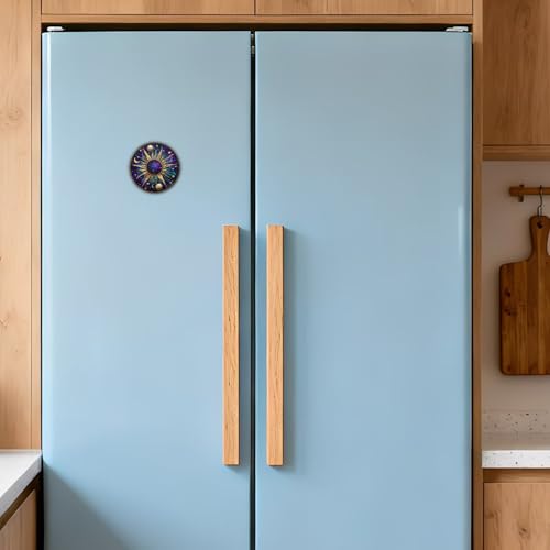 Imán Decorativo Retro Redondo Acrílico 2.3 Pulgadas miniatura 4