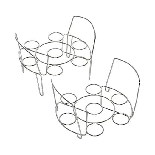 Instant Pot Official Wire Egg Racks, Set of 2, Compatible with 6-quart & 8-quart cookers, Stainless Steel