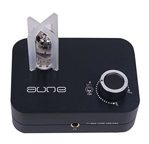 Aune T1 Mk2 (Second Generation) 6922 24Bit/96Khz Tube Amplifier Mini Hi-Fi Usb Dac Decoder Black #TOP2