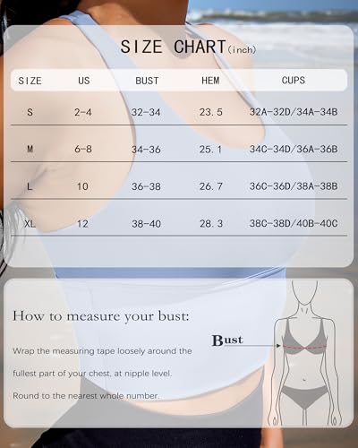 Image of XUNYU Sports Bras for Women High Support Longline Workout Tank Tops Built in Bra Padded Strappy Yoga Crop Top Cross Gym