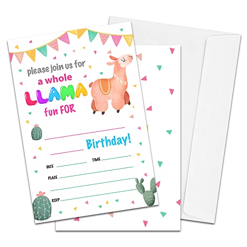 Geburtstagseinladungen mit Umschlägen (B04) Cover