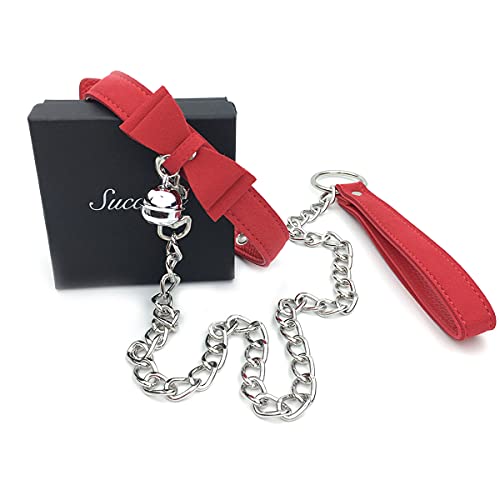 Intimate Lover Bell Choker Collar Necklace Lolita Bow Collar Cat Kitty Velvet Necklace (V) - Thumbnail 2