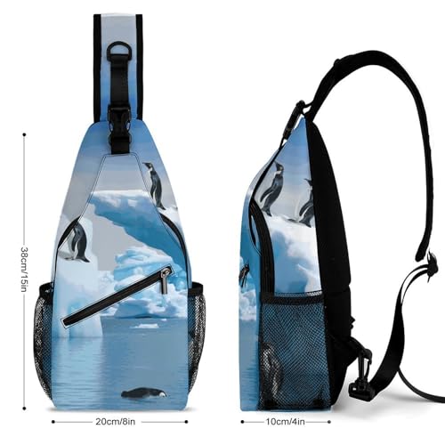 Bolso bandolera casual para viaje y senderismo miniatura 2