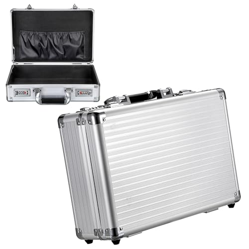 Hoowen File Organizer Locking Storage Box 14.2x9.4x4.5 Inch