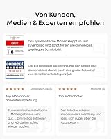 eufy E15 Mähroboter ohne Begrenzungskabel, Garten bis 800m², Keine Signalausfälle, Kein RTK, TrueVision Technologie, Smart-Navigation, Präzisionsrandschnitt, Hindernisvermeidung, App-Steuerung – Ansicht 3