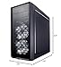 Fractal Design Focus G - Mid Tower Computer Case - ATX - High Airflow - USB 3.0 - Window Side Panel - Black