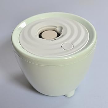 日本香堂 電子香炉「sizuro[しずろ]」青磁色 ACアダプター・コードレス兼用【聞香】【香木片】【練香】【印香】【お線香】【お香】【安心　安全】【和の香】【電気】【香炉】【ＬＥＤ】【コードレス】【電気式】