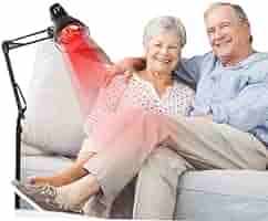 Infrarot Wärmelampe 150W - Rotlicht Strahler Mit Standfuß