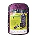AceCamp Glow in the Dark Mummy Sleeping Bag for Kids and Youth, Temperature Rating 30°F/-1°C, Water-Resistant for Camping, Hiking, and Slumber Party (Purple, Kid's)