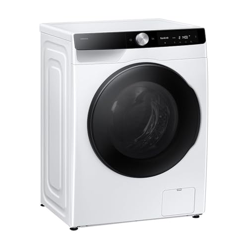 Samsung WD6100D SLIM AI Waschtrockner WD90DG6G94BKU2 9+5 kg Extra sparsam EEK: E/A (-10%) Nur 48 cm tief Waschmaschine + Trockner in einem AI Wash Ecobubble SmartThings SuperSpeed Weiß
