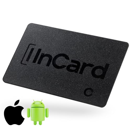 Wallet Tracker Card Air Tag Funktioniert mit Android & iOS Smart Card mit 5-jähriger Akkulaufzeit und, Dünne Geldbörsen ...