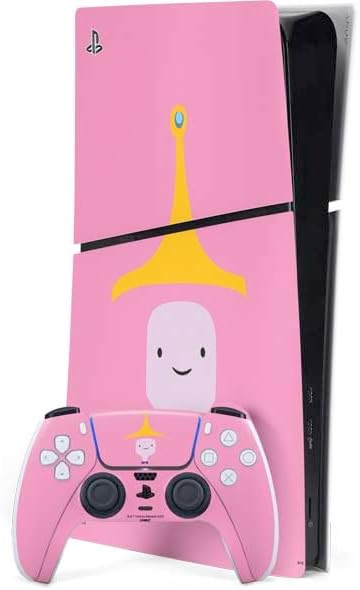 Skinit Decal Gaming Skin Compatible with PS5 Slim Digital Edition Bundle - Officially Licensed Adult Swim Adventure Time Lumpy Space Princess Design