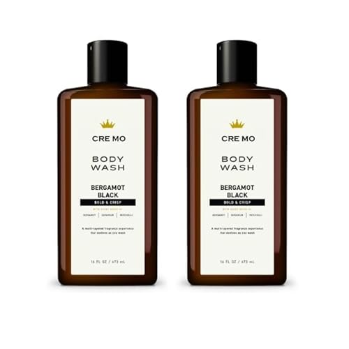 Men's Body Wash, Bergamot Black Scent, 16 fl oz (pack of 2)
