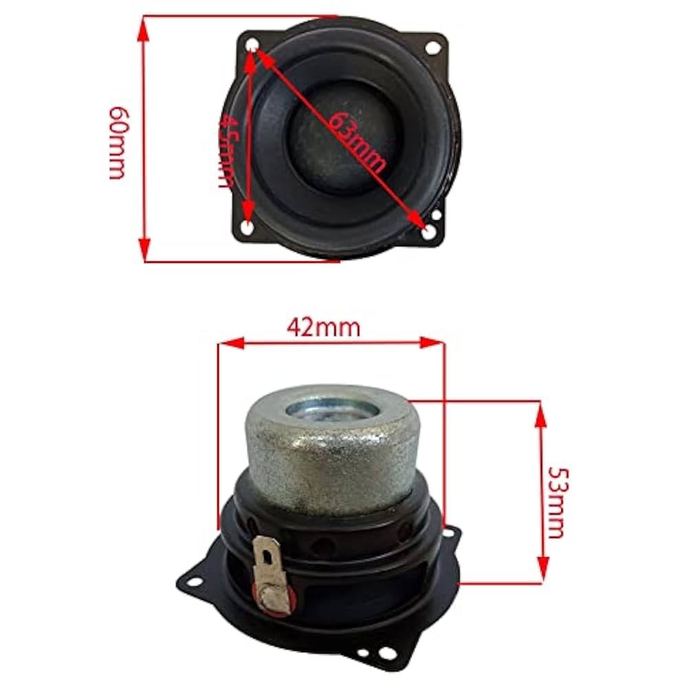 Yokoスピーカー2 Amazon.co.jp: CHOOYO 2ピース2.25インチフルレンジスピーカー