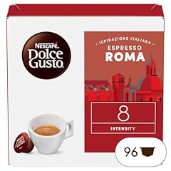 NESCAFÉ DOLCE GUSTO Espresso Roma Caffè, 6 Confezioni da 16 Capsule (96 Capsule Compatibili Nescafé Dolce Gusto)