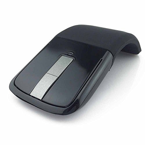 Preisvergleich Produktbild TOOGOO 2.4Ghz Zusammenklappbarer Funkmaus Ultraduennes Mause Arc bruehren Computerspiel Maus Maeuse fuer Microsoft Surface PC Laptop