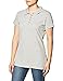 Dickies Women's Solid Pique Polo Shirt, Gray, Small