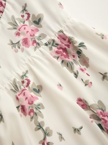 Image of CIDER Floral Dress for Women Summer Mini Sundresses Spaghetti Strap Cute Vacation Dresses Boho Casual Outfits