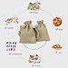 RUBY - 50 bolsitas Saco de Yute 9,5 cm x 13,5 cm,...
