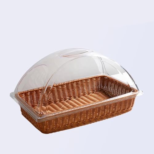 Lot de 7 couvercles en plastique résistants à la chaleur pour plats de boulangerie de taille normale pour desserts, buffets, traiteurs, événements