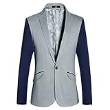 [MATERIAL] Der Herrenblazer ist aus hochwertigem Material gefertigt, 80%, 1932% Polyester-Kunstfaser. Es ist bequem und warm.